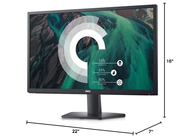 Alt view image 7 of 7 - SE24 Series Monitor, 24" FHD 100 Hz Monitor, Comfortview Plus, VESA, 16:9 Grey to Grey Response Time, Low Blue Light, Flicker Free, Anti Glare, HDMI & VGA, Black