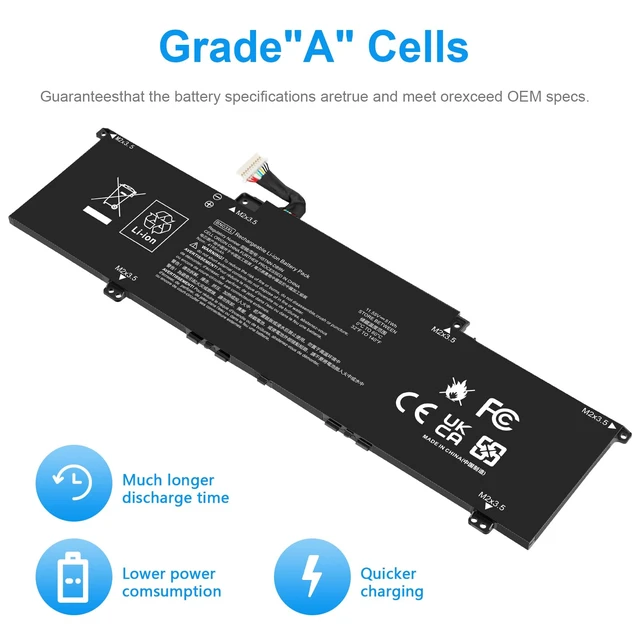 Alt view image 7 of 7 - BN03XL L77034-005 Battery for 2020 HP Envy X360 15M-EE 15M-ES 15-ES 13-BA 13-AY 13-ay0xx 15m-ee0xxx HSTNN-DB9N HSTNN-OB1O L73965-271 L76965-271 L76985-271 L76965-2C1 L76965-AC1