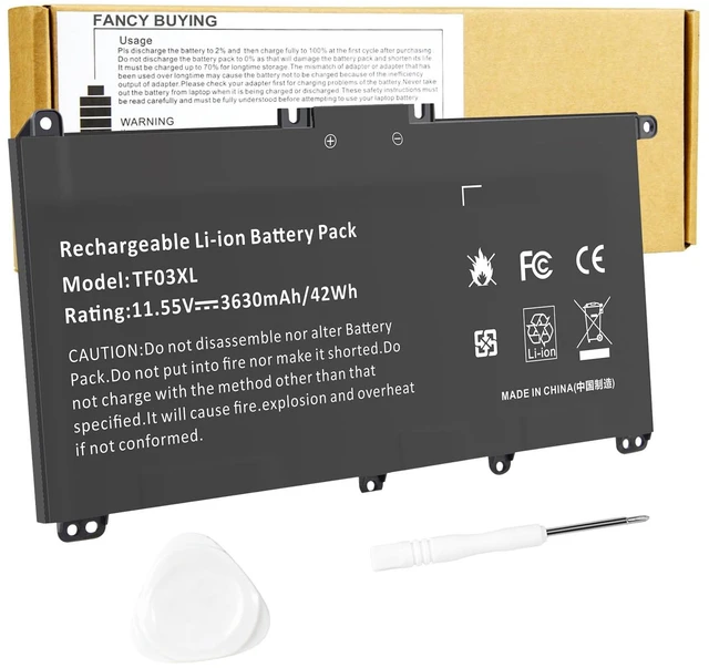 Main image of TF03XL 920070-855 920046-421 Battery for HP Pavilion 15-CC 15-CD 15-CK 17-AR 14-BF 14-BF040WM 14-BK000 421 541 855 15-CC1XX 15-CD0XX 15-CC561ST 15-CC184CL 15-CD075NR 14-CD0056TX HSTNN-UB7J