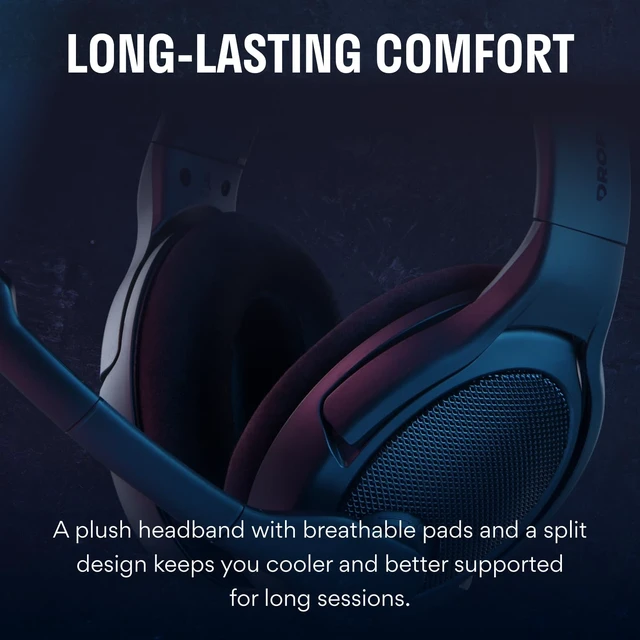 Alt view image 4 of 6 - PC38X Gaming Headset Open-Back Over-Ear Design with Noise-Cancelling Mic, Velour Earpads Compatible with PC, PS5, PS4, Xbox, Switch, Mobile Black