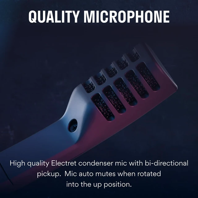 Alt view image 5 of 6 - PC38X Gaming Headset Open-Back Over-Ear Design with Noise-Cancelling Mic, Velour Earpads Compatible with PC, PS5, PS4, Xbox, Switch, Mobile Black