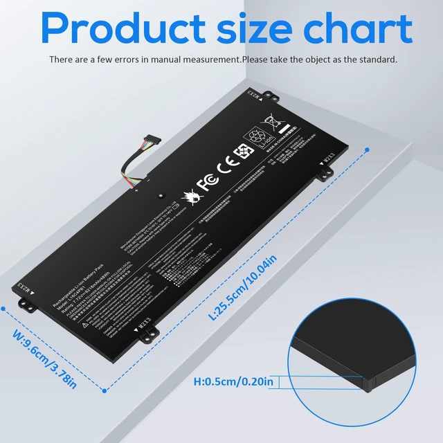 Alt view image 2 of 7 - L16M4PB1 L16L4PB1 L16C4PB1 Laptop Battery for Yoga 730-13IWL ideapad Yoga 720-13IKB 730-13IKB Series Notebook 5B10M52738 5B10M52739 5B10M52740 5B10Q38237 5B10Q38238 2ICP4/43/110-2
