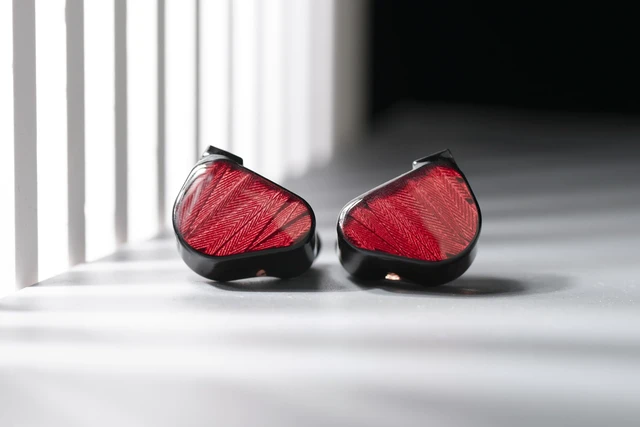 Alt view image 2 of 7 - x Crinacle Zero: RED Dual Dynamic Drivers in-Ear Headphone Gaming Earbuds HiFi Wired Earbuds
