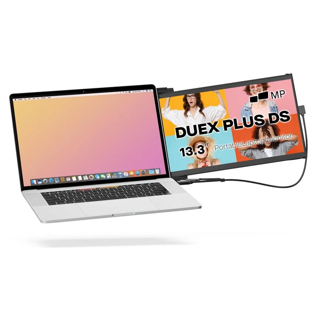 Main image of 2026 Mobile Pixels Duex Plus DS 13.3" Portable Monitor USB Type-C/HDMI Plug and Play Laptop Screen Extender, FHD 1080P Laptop Monitor, Coatible with Windows/Mac