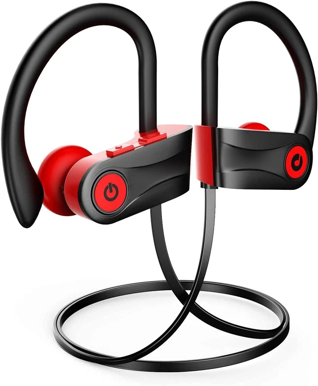 Main image of Wireless Bluetooth 5.3 Sport Headphones Built-in Mic in Ear Running Headset with Earhooks 16 Hours Playtime