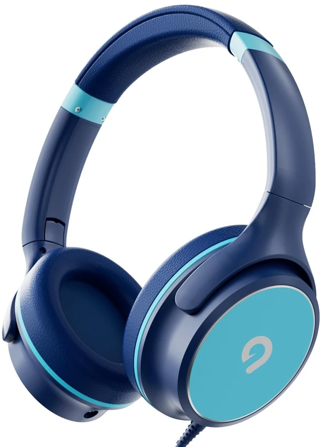 Main image of Kids Headphones with Safe 85dB/94dB Volume Limiter for Child/Teens, Foldable HD Stereo Sound Headset for Kindle Kids/fire Tablet/iPad/Laptop, Headphones with Microphone