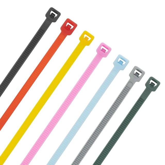 Alt view image 6 of 6 - 8 Inch Black Zip Ties 2000 Pack Cable Ties 45 LBS UV Resistant Cable Ties, Weatherproof, Self-Locking for Indoor and Outdoor