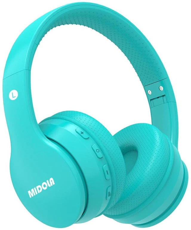 Main image of Kids Bluetooth Headphones Wireless 68 Hours,Safe Volume Limit 85/94dB Adjustable Headband Foldable Over-Ear Lightweight Headsets for Toddler Girls Boys Tablet/iPad,HD Stereo,Built-in Mic,Cyan