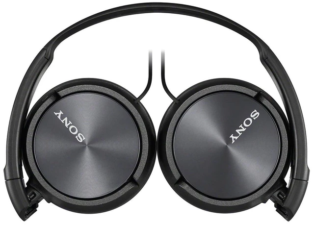 Alt view image 2 of 3 - MDR-ZX310AP ZX Series Wired On Ear Headphones with mic, Black (Pack of 4)