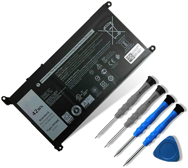 Main image of 42Wh JPFMR laptop Battery Replacement for Dell Chromebook 3400 3100 2-in-1 For Chromebook 5488 5493 5593 Series, 0JPFMR 7T0D3 07T0D3 7MT0R 7MTOR 16DPH 65N6H DN33X RDNP5, 11.4V 3500mAh
