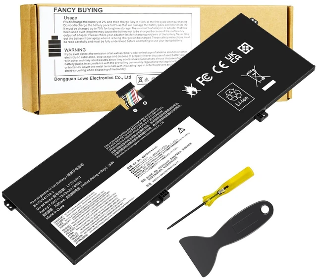 Main image of 60Wh L17C4PH1 Laptop Battery for Lenovo Yoga 7 Pro Pro-13IKB C930 C930-13IKB C930-131KB 930-13IKB-81EQ 81C4 81EQ 5B10Q82425 5B10Q82426 5B10Q82427 C930-13IK C930-13IKB L17M4PH1 L17M4PH2 L17L4PH2