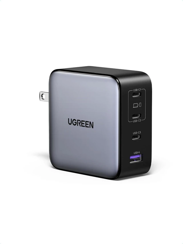 Main image of Nexode 200W GaN USB C Wall Charger, 4-Port Foldable Compact Fast Type-C Power Adapter Compatible with MacBook Pro/Air, Dell XPS, HP 14, iPad, iPhone 17/16/15 Series, Galaxy S25/S24, Pixel 10/9