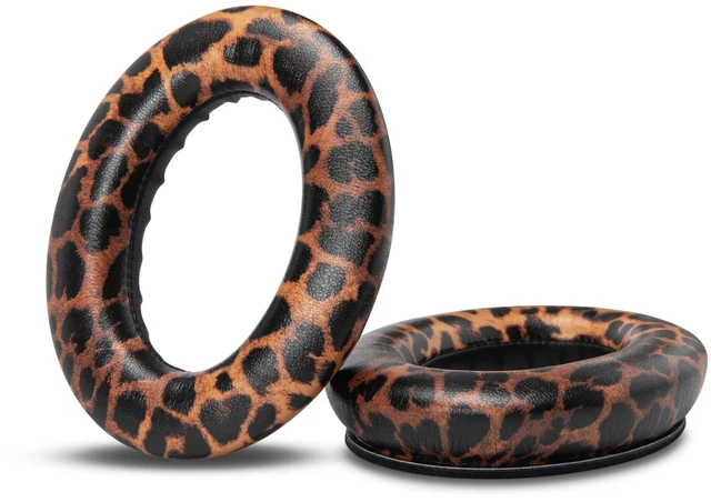Alt view image 7 of 7 - PadZ QC45 - Earpads for Bose QuietComfort 45, QC SE & QC Wireless Made by Wicked Cushions Extra Thick Cushions, Premium Durable Stitching Leopard