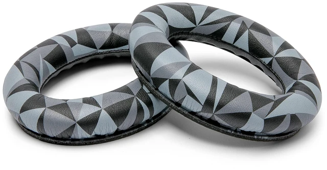 Alt view image 7 of 7 - PadZ QC45 - Earpads for Bose QuietComfort 45, QC SE & QC Wireless Made by Wicked Cushions Extra Thick Cushions, Premium Durable Stitching Geo Grey