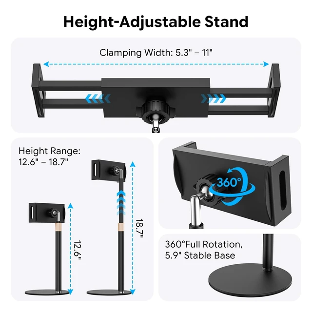 Alt view image 2 of 7 - 15.6" FHD Portable Monitor with Adjustable Stand & Sleeve FHD IPS Screen Extender, 75x75MM VESA, Dual Speakers, USB-C/HDMI for Laptop, PC, Mac, iPhone, PS5, Xbox, Switch