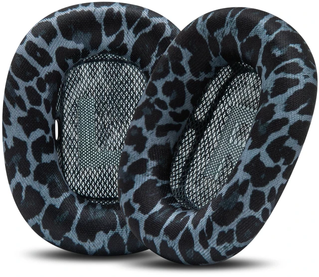 Main image of PadZ Max - Ear Cushions for AirPods Max 1 & 2 Made by Wicked Cushions Soft Fabric, Enhanced Comfort & Unique Style Grey Leopard