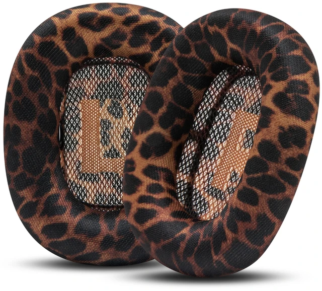 Main image of PadZ Max - Ear Cushions for AirPods Max 1 & 2 Made by Wicked Cushions Soft Fabric, Enhanced Comfort & Unique Style Leopard