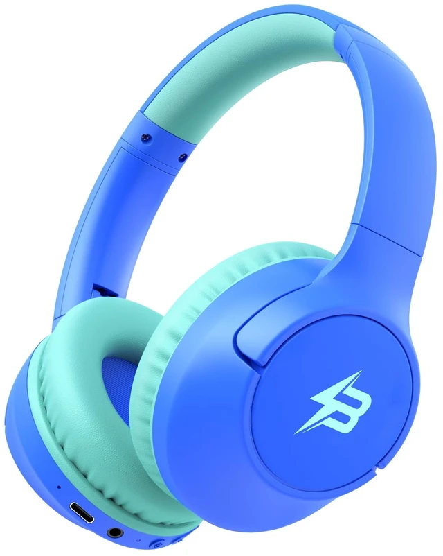Main image of Kids Bluetooth Headphones, 85H Playtime for Toddler Boys (Azure No LED) Over Ear Wireless Headphones for Kids, 85/94dB Safe Volume Limit, Bluetooth 5.4 Built-in Mic for iPad Tablet Travel Airplane
