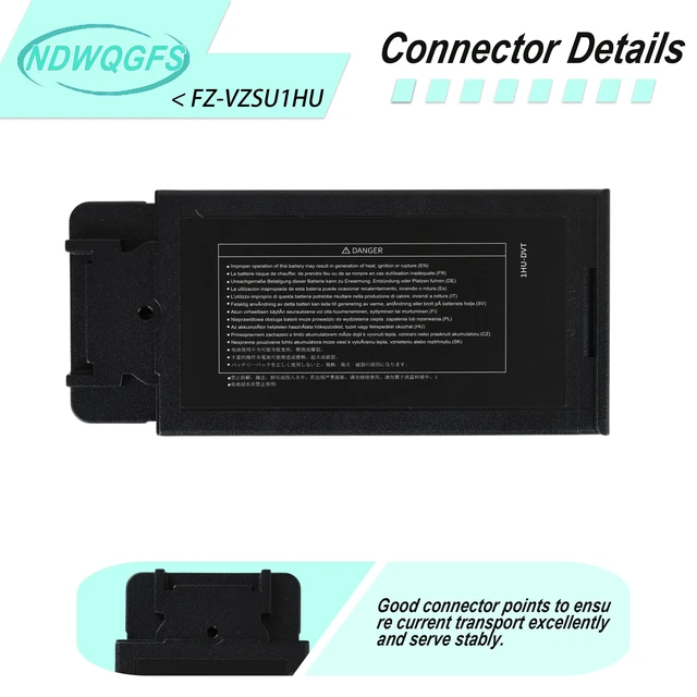 Alt view image 3 of 7 - FZ-VZSU1HU Battery Replacement for Panasonic Toughbook 55 FZ-55 Mk1 Mk2 10.8V 68Wh 6300mAh Li-Polymer panasonic fz-55 Battery