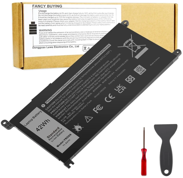 Main image of YRDD6 Battery for Dell Inspiron 5591 7586 5491 5481 5482 5485 3310 2-in-1 15 3582 3583 3593 3584 5590 5593 5594 5585 5598 14 3493 5493 5480 3793 Vostro 3491 5481 5581 5490 5590 0YRDD6 01VX1H 0VM732
