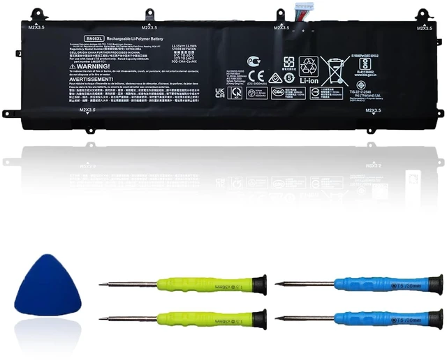 Main image of BN06XL Laptop Battery Compatible with HP Spectre X360 BN06XL 15 15-eb000 15-eb0xxx 15-eb1xxx 15-EB0043DX 15T-EB000 15T-EB100 15T-EB 15-EB Series Series BNO6XL BN06072XL L68235-1C1 72.9Wh 11.55V