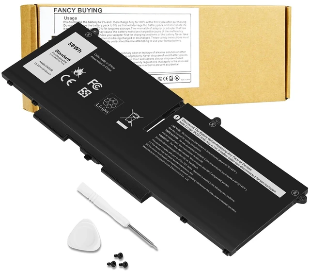 Main image of FK0VR 07KRV Laptop Battery for Dell Latitude 5330 5430 5530 7330 7430 7530 2-in-1 Precision 3570 P133G P134G P135G P136G P138G P139G FKOVR 8H6WD 01VX5 404T8 51R71 8P81K HFN8K 08P81K P104F P110F PX0GF
