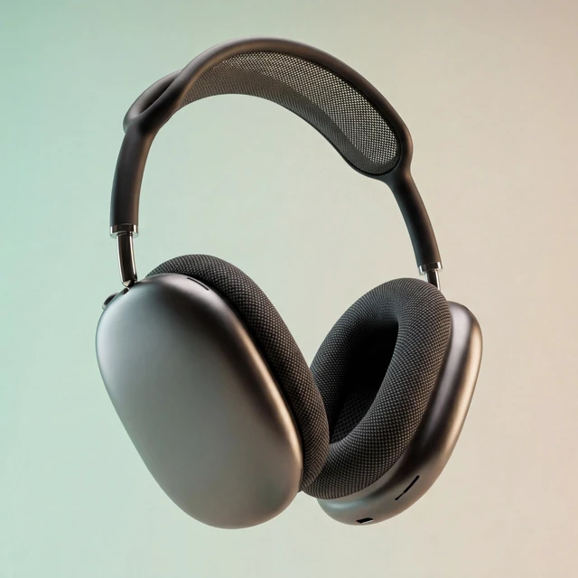 Alt view image 5 of 7 - PadZ Max - Ear Cushions for AirPods Max 1 & 2 Made by Wicked Cushions Soft Fabric, Enhanced Comfort & Unique Style Space Grey