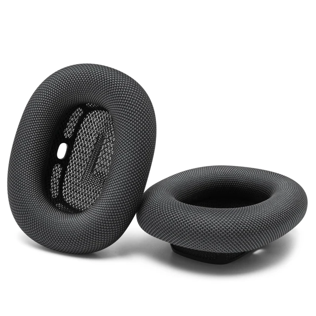 Alt view image 7 of 7 - PadZ Max - Ear Cushions for AirPods Max 1 & 2 Made by Wicked Cushions Soft Fabric, Enhanced Comfort & Unique Style Space Grey