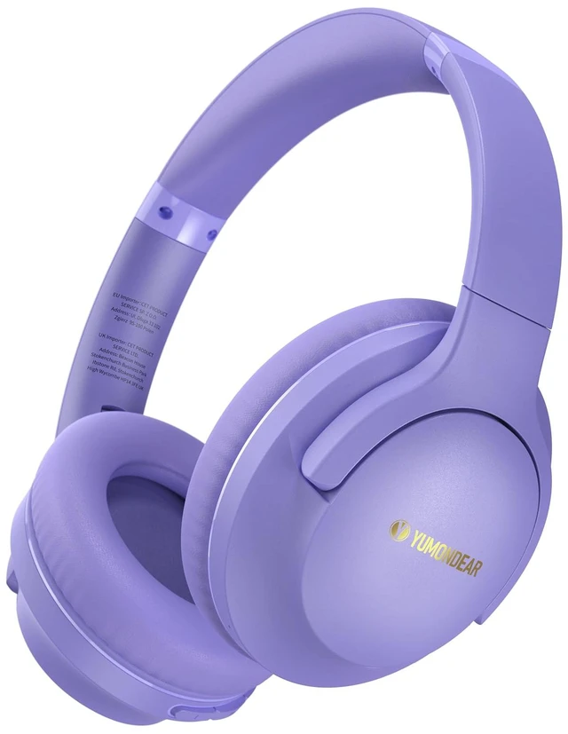 Main image of Wireless Headphones Over Ear, 80H Playtime, HiFi Stereo, 3EQ Mode Soft Memory Foam Earpads, Foldable Bluetooth Headphones, Bluetooth 5.4, ENC Mic, Multipoint Pairing for Home, Office & Travel