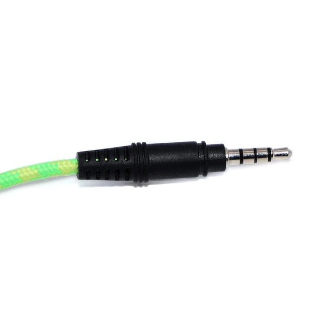 Alt view image 5 of 7 - Products AE-36 Headset in Green with Adjustable Boom Microphone for School, Classroom, Education, Testing and Assessment (10 Pack)