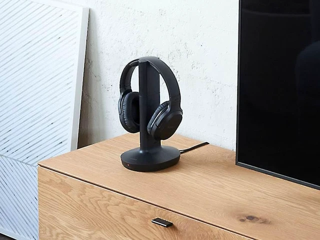 Alt view image 3 of 5 - RF400 Wireless Home Theater Headphones for Watching TV WHRF400, Black Requires use of RCA Audio Out or Headphone Jack on Television, 150 Foot Wireless Range, Up to 20 Hrs of Battery, Comfortable