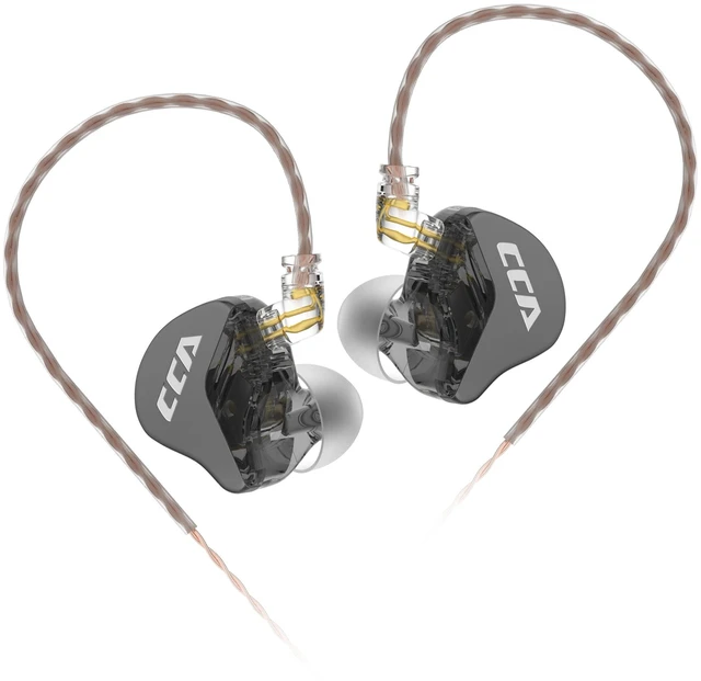 Main image of CRA in Ear Monitor, Ultra-Thin Diaphragm Dynamic Driver IEM Earphones, Clear Sound & Deep Bass in Ear Headphones, Wired Gaming Earbuds with 2 Pin Detachable Cable for Singer Musicians Drummers