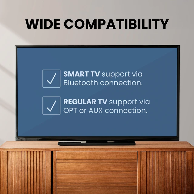 Alt view image 2 of 7 - Opera - Wireless TV Headphones with Clear Dialogue Comfortable TV headphones with enhanced volume, optical and AUX compatibility, and passthrough for shared listening
