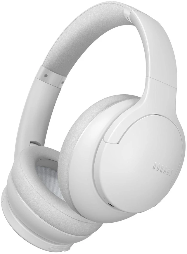 Main image of Bluetooth Headphones Over Ear, Headphones Wireless with 90H Playtime 3 EQ Mode, Bluetooth5.3 Wireless Headphones with Hifi Stereo Sound, ENC Mic, Foldable for Travel Work Study Phone, Light Grey