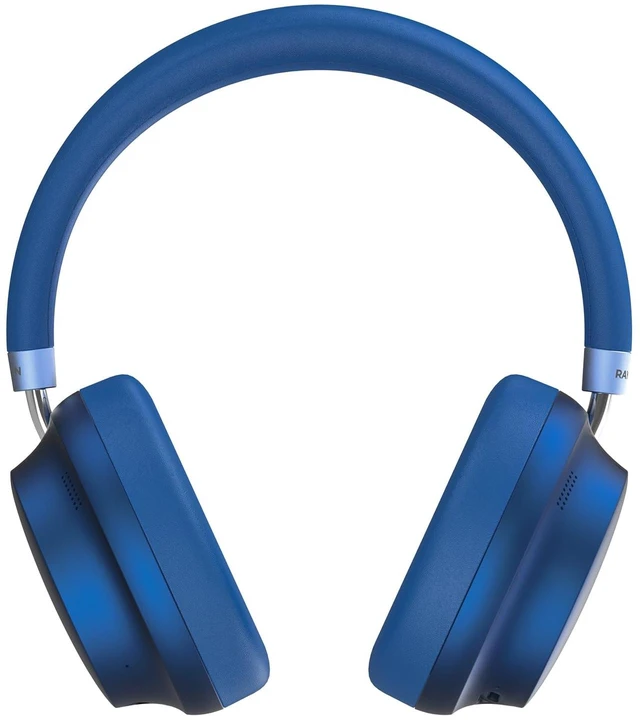 Alt view image 2 of 6 - Essential Bluetooth Headphones - Over The Ear, Active Noise Cancelling Wireless Headphones + Awareness Mode, Bluetooth Headset with Mic, 50 Hours of Battery Life (Blue)