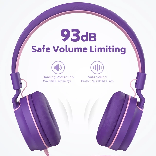 Alt view image 6 of 7 - Kids Headphones Bulk 10-Pack for School Classroom with Mic, 93dB Volume Limited K-12 On-Ear Durable Headset for Everyday Students Children, 3.5mm Jack for Chromebooks Tablets Laptop Computer