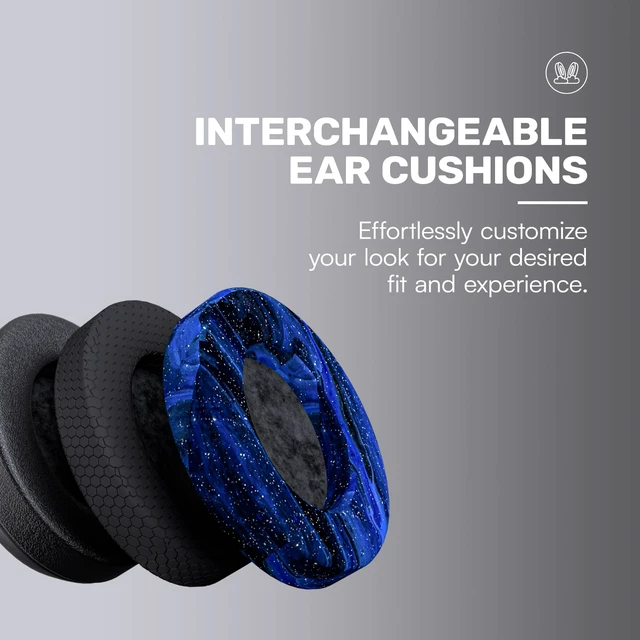 Alt view image 5 of 7 - Fitness Bluetooth Headphones - Over The Ear Running Headphones, Active Noise Cancelling Wireless Headphones + Awareness Mode, Bluetooth Headset with Mic, 45 Hours of Battery Life (White)