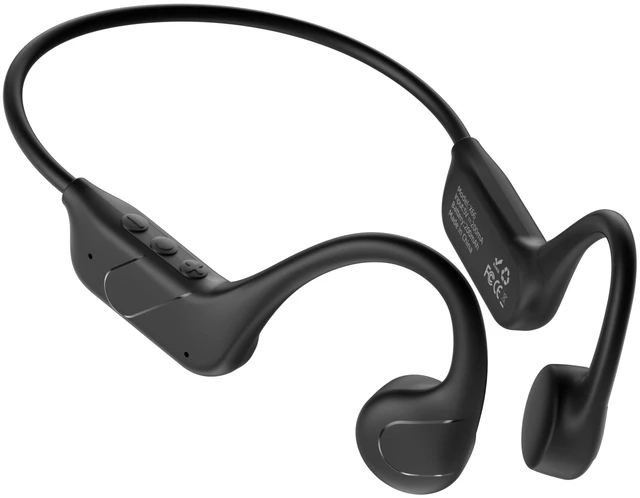 Main image of New Bone Conduction Headphones Bluetooth 6.0 Open Ear Earbuds with Mic, Balanced Audio, Reduced Sound Leakage, IP54 Waterproof Secure Fit, Wireless Sports Headphones for Running, Workout & Cycling