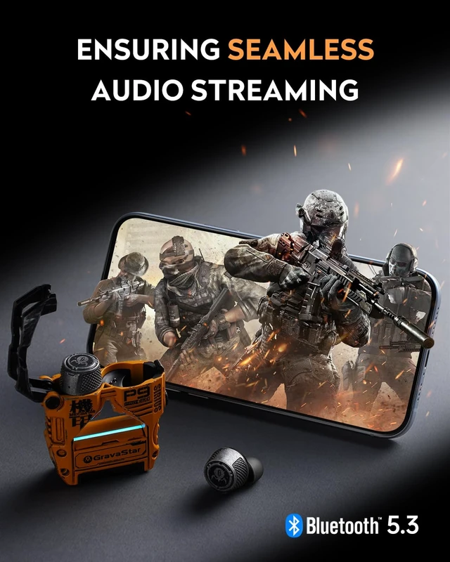 Alt view image 7 of 7 - Sirius Plus ANC True Wireless Noise Cancelling Bluetooth Earbuds 28H Playtime, Bluetooth 5.3, Hybrid Dual-Feed ANC, 10mm Drivers, Transparent Mode, ENC Calls, IPX4, App for iOS & Android