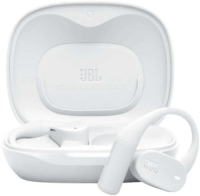 Main image of Sense Lite Open Ear Earbuds, True Wireless, Ear Hook Fit - White Water Resistant Sports And Workout Headphones, Up To 8 Hrs Playtime, Clear Calls With Noise Reduction