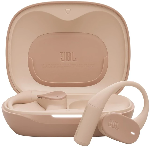 Main image of Sense Lite Open Ear Earbuds, True Wireless, Ear Hook Fit - Beige Water Resistant Sports And Workout Headphones, Up To 8 Hrs Playtime, Clear Calls With Noise Reduction
