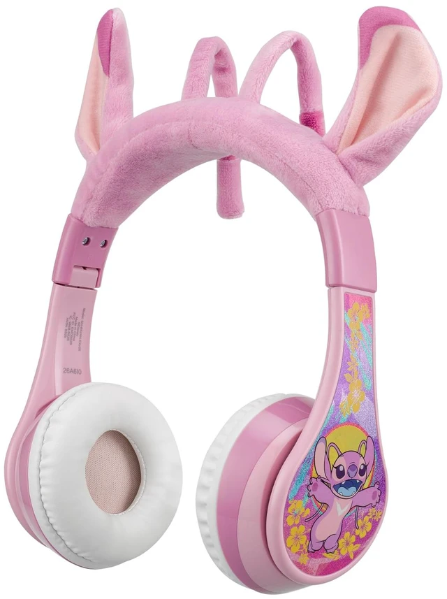 Main image of Disney Stitch Angel Bluetooth Headphones for Kids, Wireless Headphones