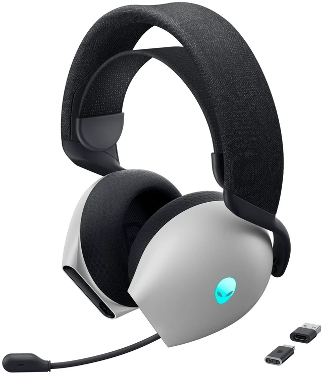 Main image of Wireless Gaming Headset AW725H Bluetooth / 2.4GHz, Hi-Res Audio, Dolby Atmos, RGB Lighting, Lunar Light