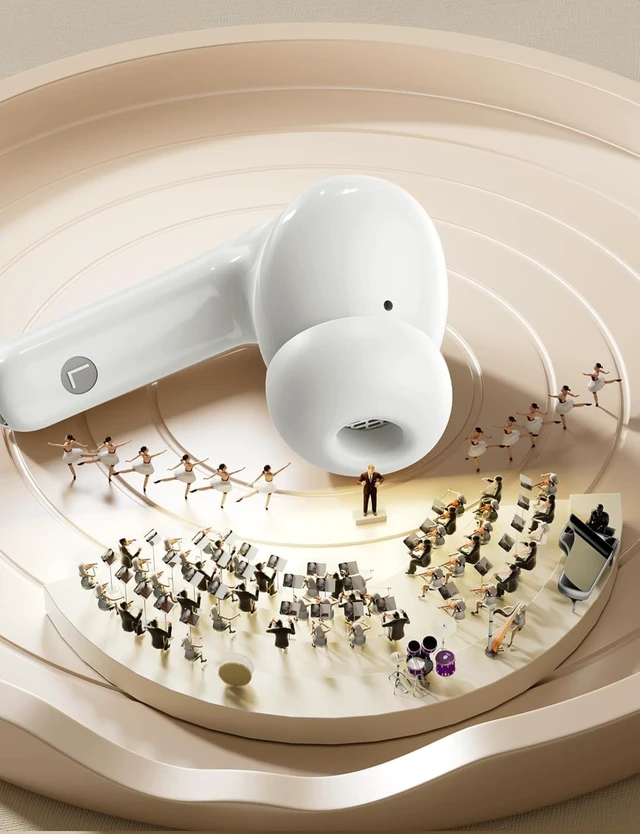 Alt view image 2 of 7 - Wireless Earbuds, Hi-Fi Deep Bass Ear Buds, 48H Playtime In-Ear Headphones