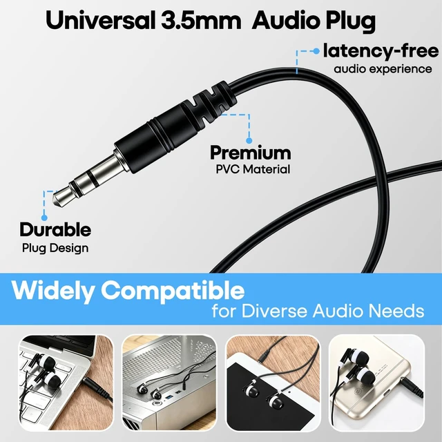 Alt view image 6 of 7 - Bulk Earbuds 200 Pack for Classroom School Kids, Wired in-Ear Headphones with 3.5mm Jack, Black Dot Disposable Class Set Earphones for Students, Individually Bagged (HY01,200 Black)