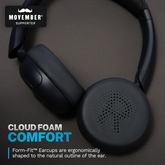 Alt view image 5 of 7 - Go Lux ANC on Ear Headphones with Bluetooth Multipoint, Graphite