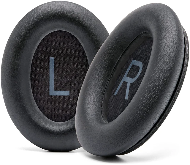 Main image of PadZ QC45 - Earpads for Bose QuietComfort 45, QC SE & QC Wireless Made by Wicked Cushions Extra Thick Cushions, Premium Durable Stitching Black