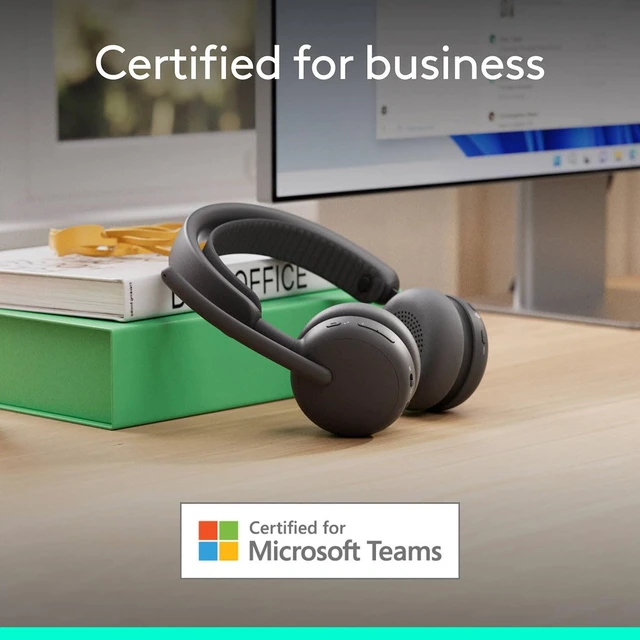 Alt view image 2 of 7 - Zone Wireless 2 ES for Business Headset - Native Bluetooth Adaptive Hybrid ANC, Native Bluetooth, Microsoft Teams Certified, ideal for Business, Noise-Canceling, Graphite color