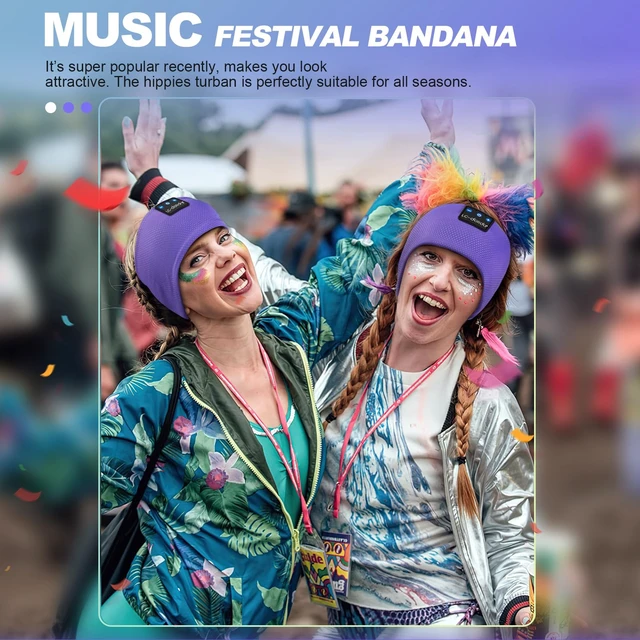 Alt view image 5 of 7 - Sleep Headphones Bluetooth 5.4, Headband Headphones Earphones Wireless, Sleep Mask for Sleeping, Sports, Gifts, Workout, Jogging, Yoga,Insomnia, Air Travel, Meditation