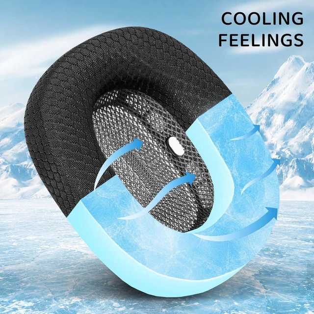 Alt view image 3 of 6 - Upgraded Ear Cushions Replacement Earpads for AirPods Max 1 & 2 Headphones, Cooling Gel Ear Pads Ear Covers Cups with Memory Foam and Magnet for AirPods Max 1 & 2 (Cooling Black)